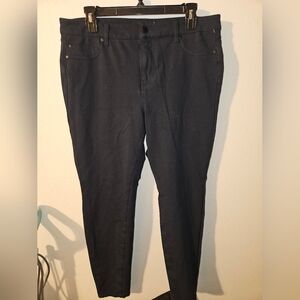 Liverpool Womans Navy Blue Stretch Pants Size 14/32